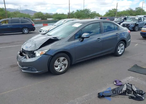 2013 Honda Civic Lx from USA, damaged, VIN 2HGFB2F53DH586540